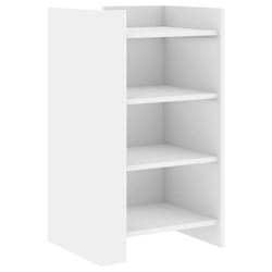 Buffet - Ingénier - Armoire de rangement - Bois dingénierie - 2 portes - 45 x 35 x 75 cm