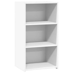 Buffet - Bois dingénierie - 50 x 41 x 93 cm - Blanc - Rangement pratique - Design intemporel