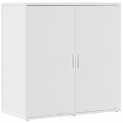 Buffet bahut commode armoire meuble de rangement organisateur cuisine salle de séjour salon 79 x 38 x 80 cm bois d'ingénierie blanc