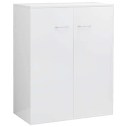 Buffet - Non spécifié - Non spécifié - 2 portes - Bois dingénierie - Blanc brillant
