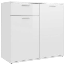 Buffet - Non spécifié - 80 x 36 x 75 cm - 2 portes - 1 tiroir - Bois brillant