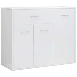 Buffet bahut commode armoire meuble de rangement organisateur cuisine salle de sejour salon brillant 88 x 30 x 70 cm boi