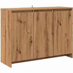 Profitez d’un salon bien rangé avec ce buffet élégant avec grand espace de rangement ! Matériau stable et durable : le bois d ...