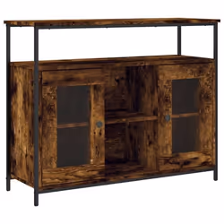 Buffet - Inconnu - 100 x 35 x 80 cm - Bois dingénierie - Chêne fumé - Style classique