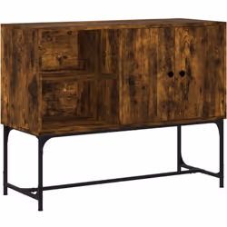 Ce buffet industriel, au look intemporel, est conçu pour être un excellent supplément à votre maison. Matériau durable : le b ...