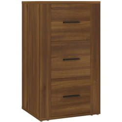 Buffet bahut commode armoire meuble de rangement organisateur cuisine salle de séjour salon 40 x 33 x 70 cm bois d'ingénierie marron