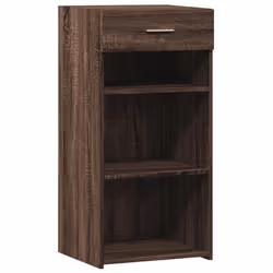 Buffet - Bois dingénierie - 1 tiroir - Marron - 45 x 425 x 93 cm - Style classique intemporel