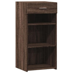 Buffet - Bois dingénierie - 1 tiroir - Marron - 45 x 425 x 93 cm - Style classique intemporel