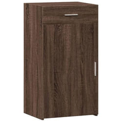 Buffet - Bois dingénierie - 50 x 425 x 93 cm - Marron - 1 tiroir - 1 porte