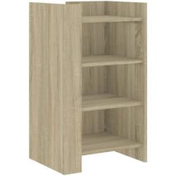 Buffet bahut commode armoire meuble de rangement organisateur cuisine salle de séjour salon sonoma 45 x 35 x 75 cm bois d'ingénierie marron