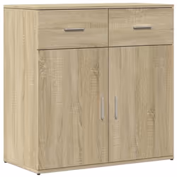 Buffet bahut commode armoire meuble de rangement organisateur cuisine salle de sejour salon sonoma 79 x 38 x 80 cm bois