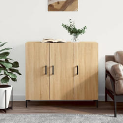 Buffet - Sonoma - 90 x 34 x 80 cm - Bois dingénierie - 2 portes - Style classique