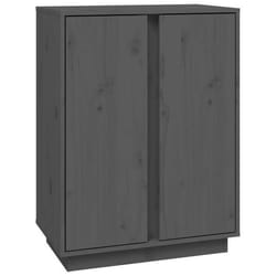 Buffet - Non spécifié - 60 x 35 x 80 cm - Bois massif - Gris - Style classique intemporel