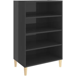 Helloshop26 - Buffet bahut commode armoire meuble de rangement organisateur cuisine salle de séjour salon brillant 57 x 35 x 90 cm bois d'ingénierie