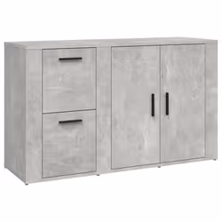 Buffet - Inconnu - 100 x 33 x 595 cm - Bois dingénierie - Gris béton - Style classique