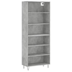 Buffet bahut - Non spécifié - 695 x 325 x 180 cm - Bois dingénierie - Pieds en métal - Gris béton
