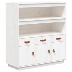 Buffet bahut commode - Non spécifié - 100 x 40 x 1085 cm - Bois de pin massif - 3 portes - 3 tiroirs