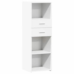Buffet bahut - Non spécifié - 40 x 425 x 124 cm - Bois dingénierie - Blanc - Design intemporel