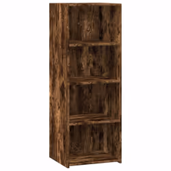 Buffet haut - MARQUE - Modèle - Bois dingénierie - 45 x 41 x 124 cm - Chêne fumé