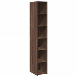 Buffet haut - Non spécifié - 30 x 41 x 185 cm - Bois dingénierie - Marron - Design intemporel