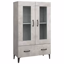 Buffet bahut - Non spécifié - 70 x 31 x 115 cm - Bois dingénierie - 2 portes - 1 tiroir