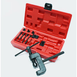 Helloshop26 - Séparateur disjoncteur outil de rivetage coupe chaînette chaîne moto bricolage atelier rouge