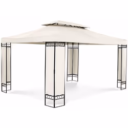 Hauteur (faîte) 2,60 m Hauteur des montants 2 m Dimensions 3 x 4 m Dimensions des montants 17 x 17 mm Dimensions des tubes de ...