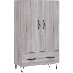 Ce buffet haut ajoute un charme moderne à votre intérieur existant ! Matériau durable : le bois d'ingénierie est d'une qualit ...