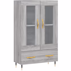 Ce buffet haut ajoute un charme moderne à votre intérieur existant ! Matériau durable : le bois d'ingénierie est d'une qualit ...