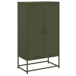 Buffet haut - Indus - Olive - 685 x 385 x 123 cm - 6 compartiments - Métal
