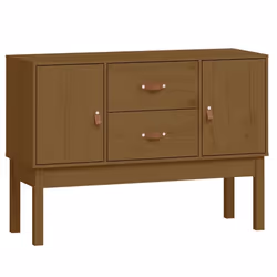 Buffet - Non spécifié - 110 x 40 x 78 cm - Bois massif - 2 tiroirs - 2 portes