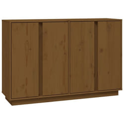 Buffet - Non spécifié - 120 x 35 x 80 cm - Bois massif - Marron - Style classique intemporel