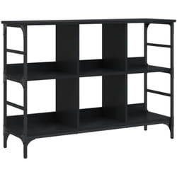 Helloshop26 - Buffet bahut commode armoire meuble de rangement organisateur cuisine salle de séjour salon 102 x 32 x 73,5 cm bois d'ingénierie noir