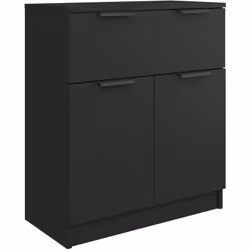 Introduisez un air de charme moderne dans votre intérieur existant avec ce buffet ! Matériau facile à nettoyer : le bois d'in ...