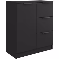 Avec un charme minimaliste, ce buffet satisfera vos différentes exigences et sera un complément idéal dans votre pièce. Matér ...