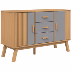 Ce buffet en bois classique au design scandinave est conçu pour répondre à vos besoins et constitue un excellent complément à ...