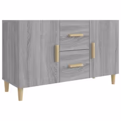 Buffet - Sonoma - 100 x 36 x 60 cm - Bois dingénierie - 2 portes - 2 tiroirs