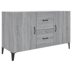 Buffet bahut - Sonoma - 100 x 36 x 60 cm - Bois dingénierie - 2 portes - 2 tiroirs