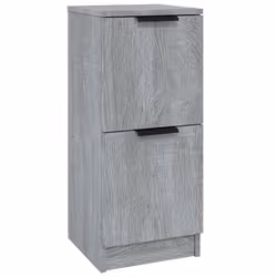 Buffet bahut - SONOMA - 30 x 30 x 70 cm - Bois dingénierie - 2 portes - Style contemporain