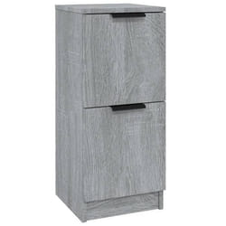 Buffet bahut - SONOMA - 30 x 30 x 70 cm - Bois dingénierie - 2 portes - Style contemporain