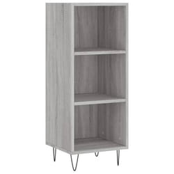 Buffet - SONOMA - 345 x 325 x 90 cm - Bois dingénierie - Gris - Meuble de rangement