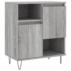 Buffet - Sonoma - 60 x 35 x 70 cm - Bois dingénierie - Pieds en fer - Rangement organisé