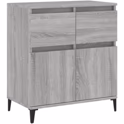 Ce buffet élégant est un choix parfait pour votre pièce avec son design tendance et pratique. Matériau durable : le bois d'in ...