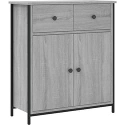 Helloshop26 - Buffet bahut commode armoire meuble de rangement organisateur cuisine salle de séjour salonsonoma 70 x 30 x 80 cm bois d'ingénierie gris