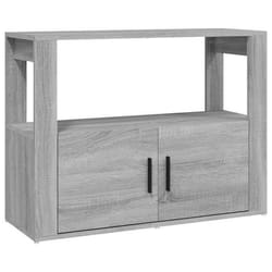 Buffet bahut - Sonoma - 80 x 30 x 60 cm - Bois dingénierie - 2 portes - Style classique