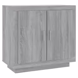 Buffet - SONOMA - 80 x 40 x 75 cm - Bois dingénierie - 2 portes - Meuble de rangement