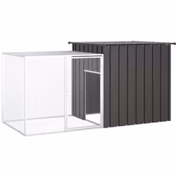 Cette cage pour poulets, en acier galvanisé, peut garder vos poulets, poules, canards et autres petits animaux à l'aise et en ...