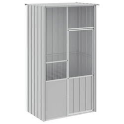 Cage à oiseaux - Non spécifié - 115 x 78 x 200 cm - Acier galvanisé - Gris - Sécurisée