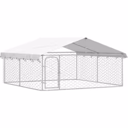 Offrez sûreté, sécurité et confort à votre chiot avec ce chenil d'extérieur. Cette niche polyvalente pour chiens a des multip ...