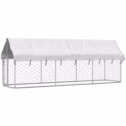 Offrez sûreté, sécurité et confort à votre chiot avec ce chenil d'extérieur. Cette niche polyvalente pour chiens a des multip ...